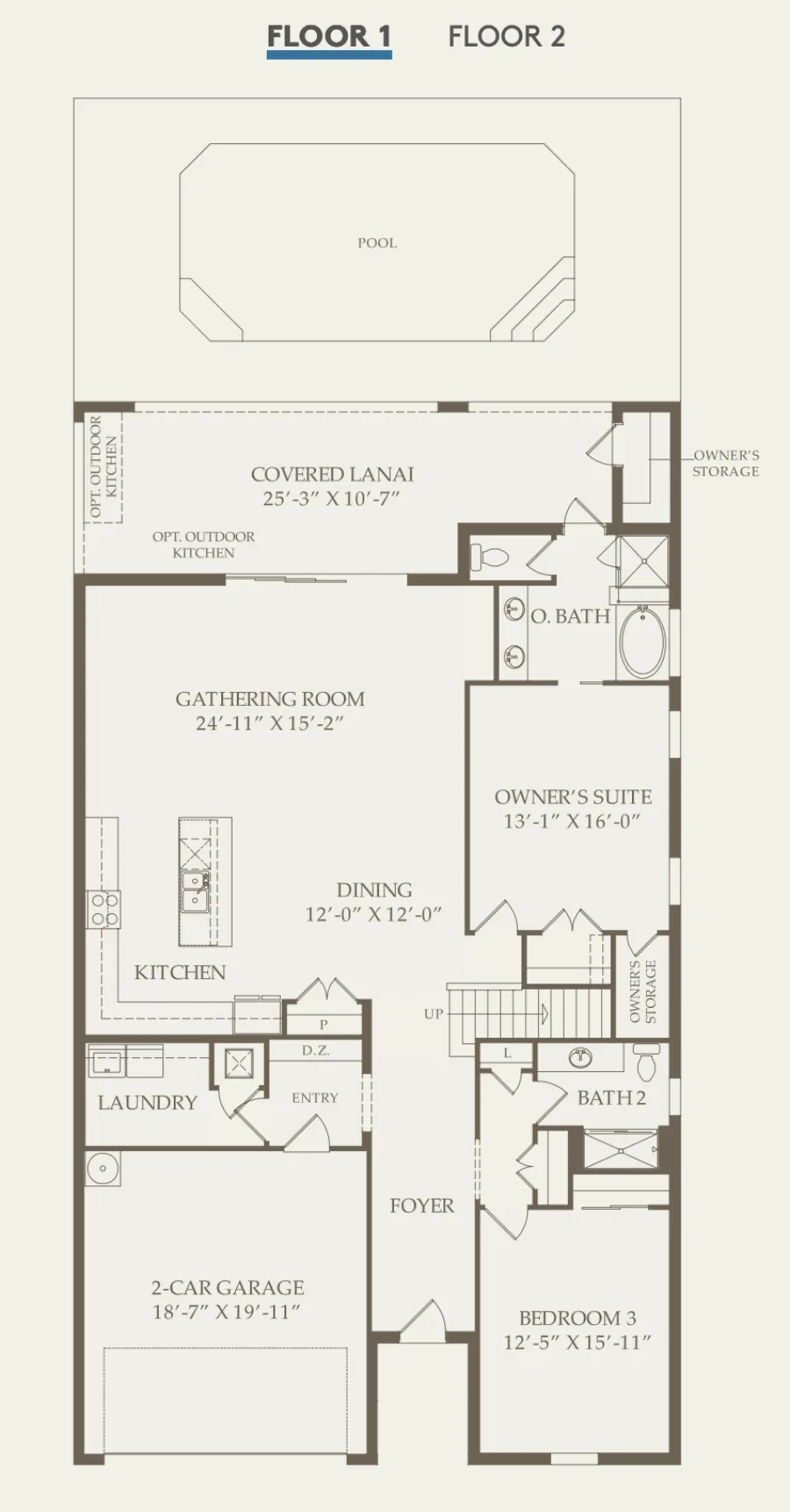 Clearwater Floor 2 layout, 9 bedrooms, 6.5 baths