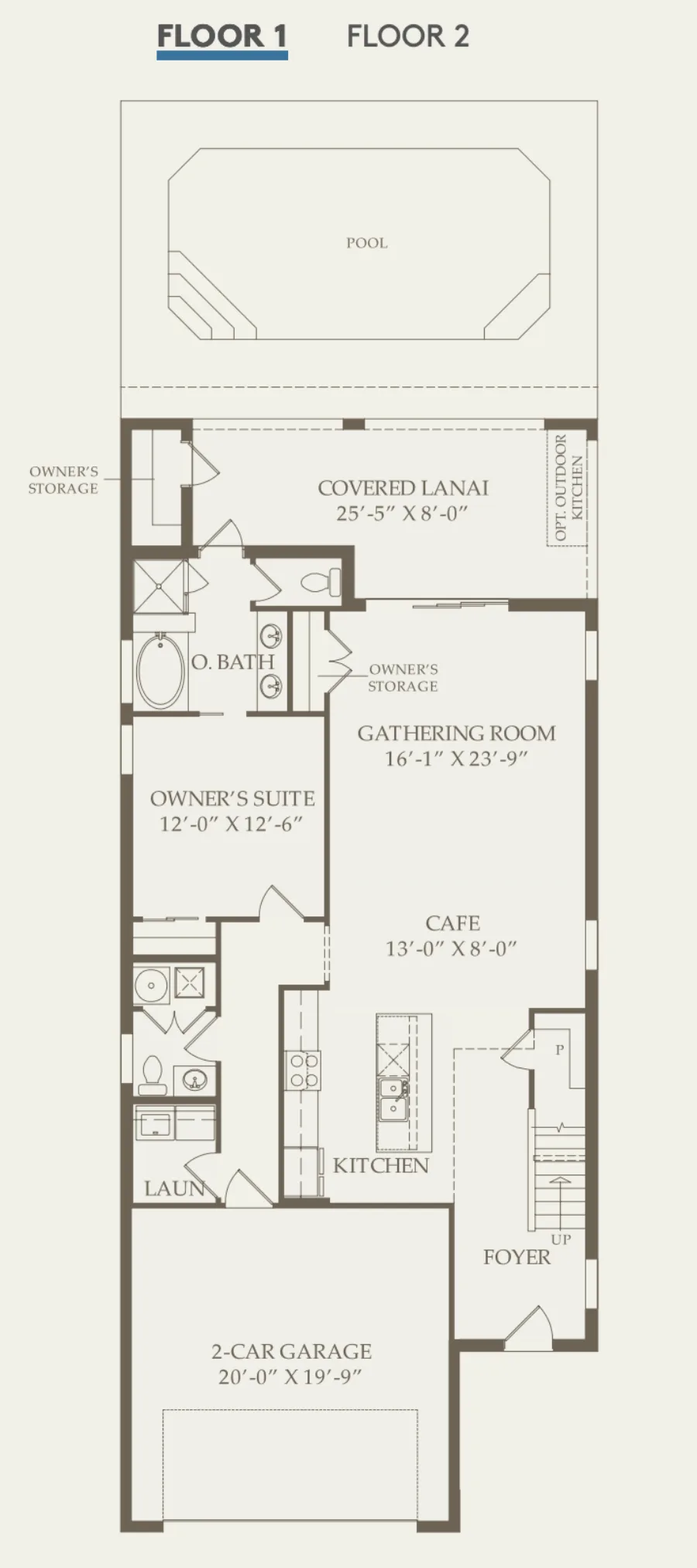 Hideaway Floor 2 layout, 6 bedrooms, 4.5 to 6 baths